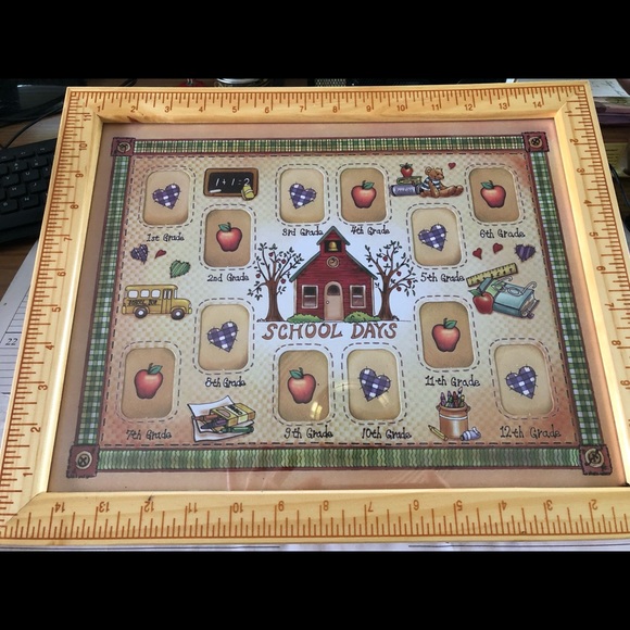 School Days Photo Montage Framed - Picture 1 of 4